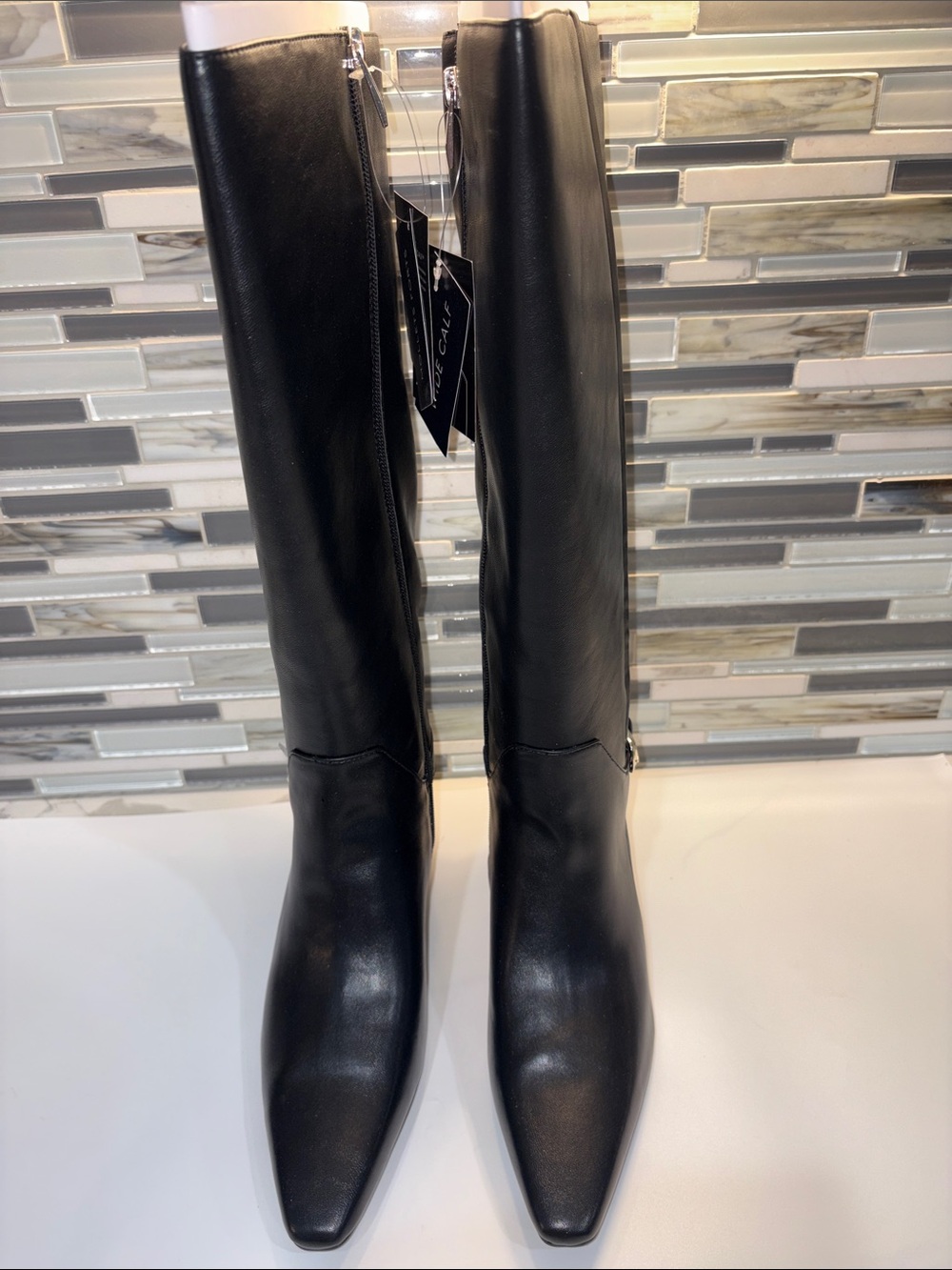 Naturalizer Eartha Black Leather Boots